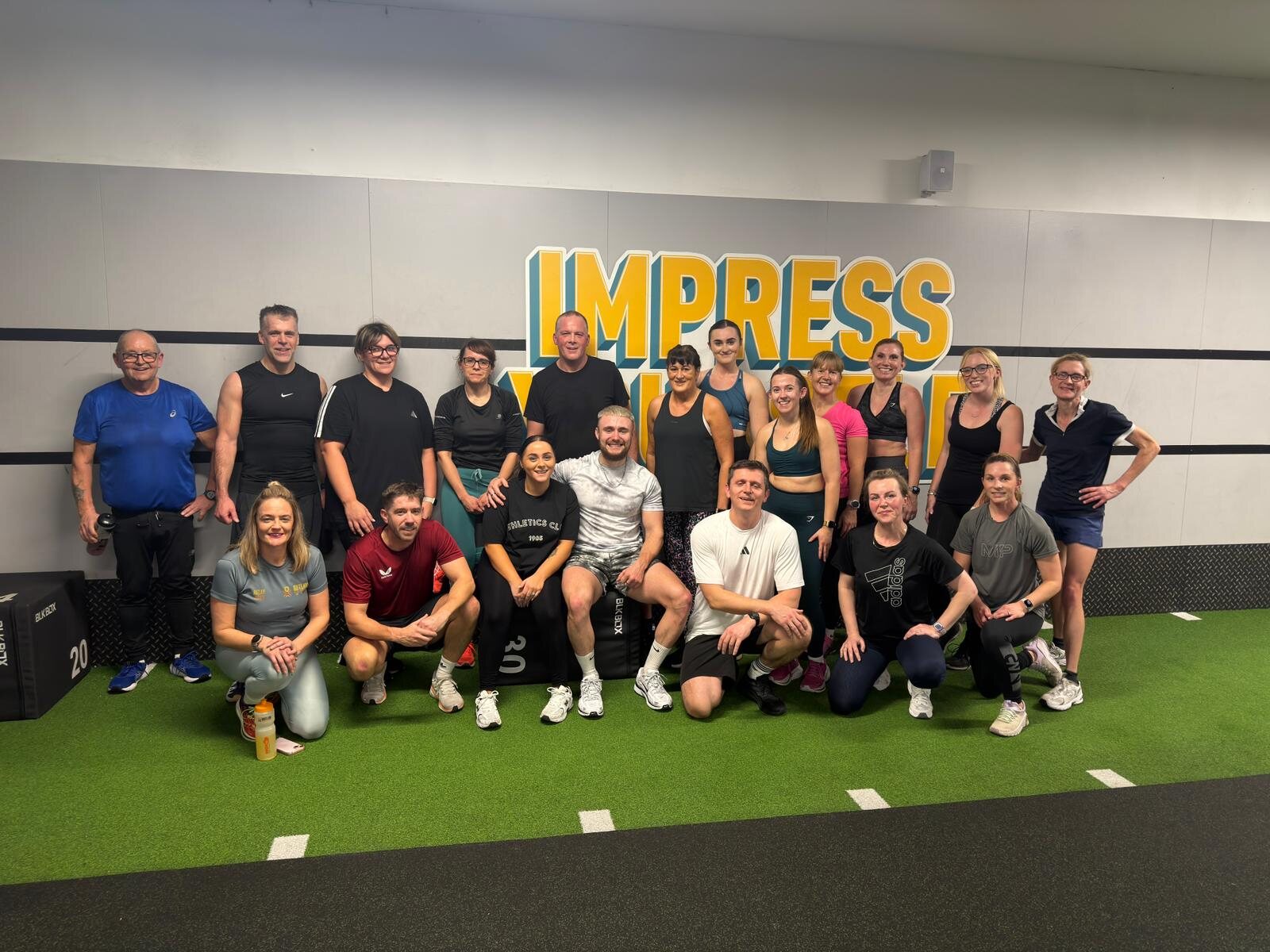 A coached group training session